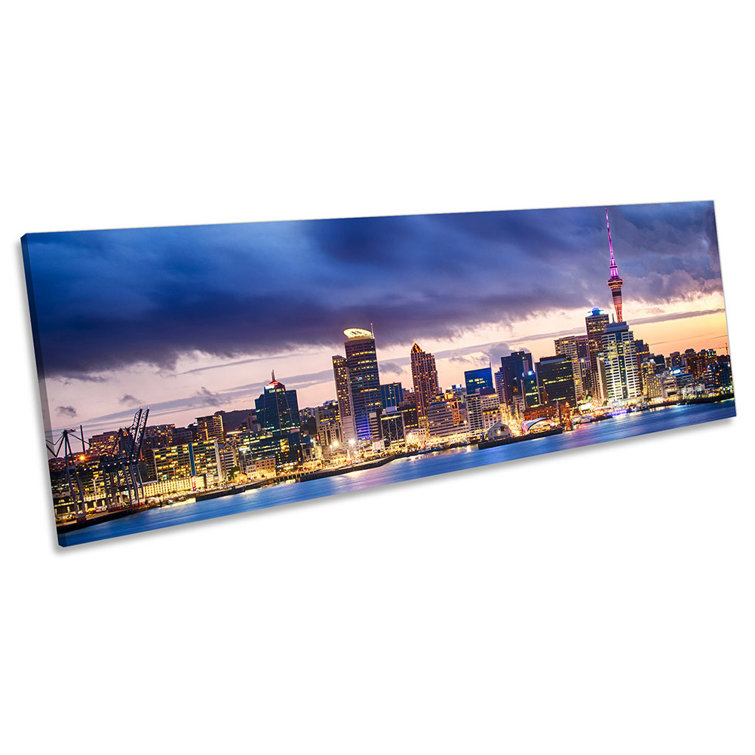 17 Stories Auckland New Zealand Wrapped Canvas Panoramic Art Prints Wayfair.co.uk
